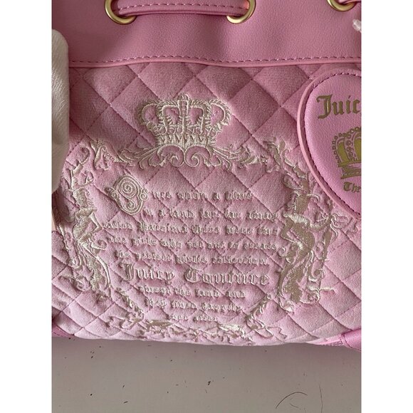 Juicy Couture Juicy Tale Fairytale Daydreamer Tote Once Upon A Time Quilted NEW - Picture 2 of 16